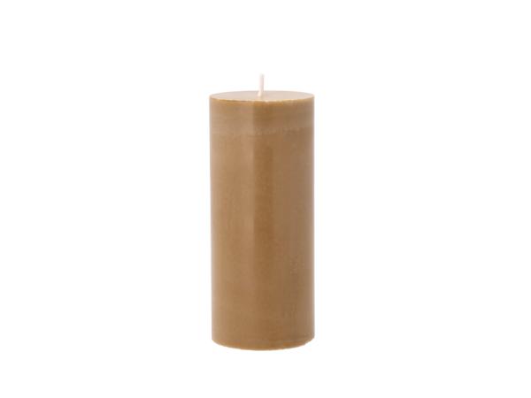 BITZ Villa Collection Trae Pillar candle Dia 6 x 14 cm Amber
