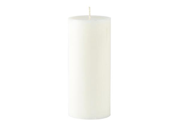 BITZ Villa Collection Trae Pillar candle Dia 6 x 14 cm White