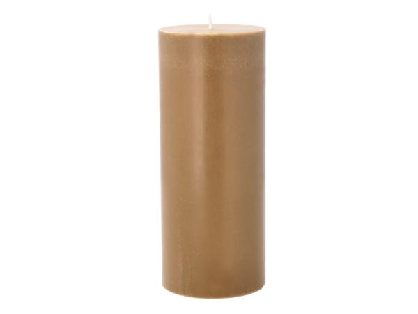 BITZ Villa Collection Trae Pillar candle Dia 7.8 x 19 cm Amber