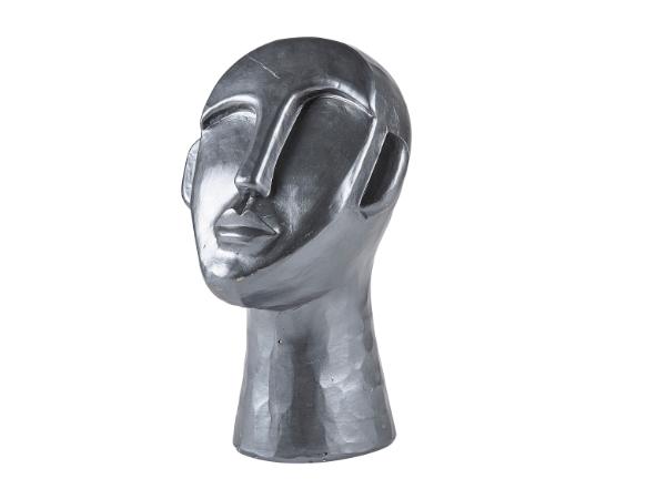 BITZ Villa Collection Trun Figure Head 17 x 18 x 30 cm Dark grey