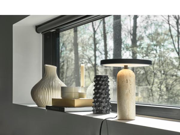 BITZ Villa Collection Vaest Vase Dia 9.7 X 20 Cm Matte Black