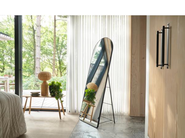 BITZ Villa Collection Vasto Mirror 170 X 60 X 3 Cm Black
