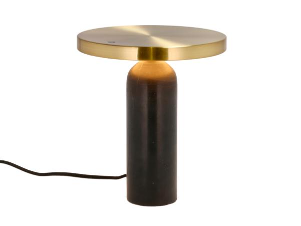 BITZ Villa Collection Vilja Table Lamp Dia 22.5 X 25 Cm Black