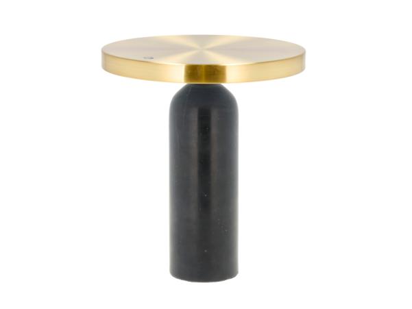 BITZ Villa Collection Vilja Table Lamp Dia 22.5 X 25 Cm Black