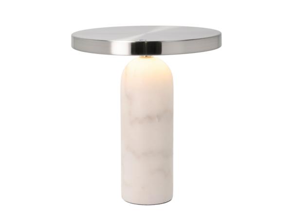 BITZ Villa Collection Vilja Table lamp Dia 22.5 x 25 cm White