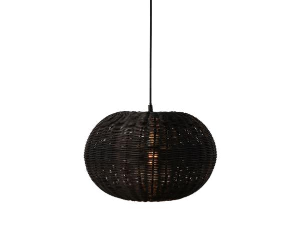 BITZ Villa Collection Werna Pendant Lamp Dia 40.5 X 25 Cm Black