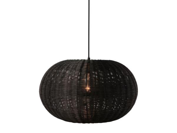 BITZ Villa Collection Werna Pendant Lamp Dia 50 X 30 Cm Black