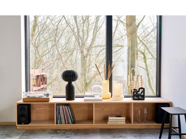 BITZ Villa Collection Werna Table Lamp Dia 30 X 53.5 Cm Black