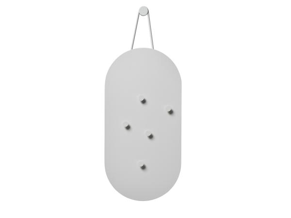 BITZ Zone A-bulletin Board Bulletin Board W. 5 Magnets 60 X 30 Cm Soft Grey