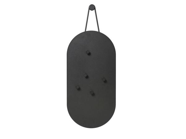 BITZ Zone A-bulletin board Bulletin board w. 5 magnets 60 x 30 cm Black