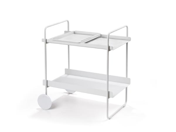 BITZ Zone A-Cocktail Trolley Cocktail Trolley 60 6 X 40 5 X 66 4 Cm Soft Grey