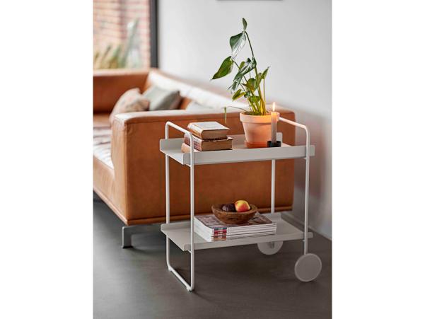 BITZ Zone A-Cocktail Trolley Cocktail Trolley 60 6 X 40 5 X 66 4 Cm Soft Grey