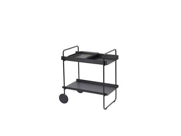 BITZ Zone A-Cocktail Trolley Cocktail trolley 60 6 x 40 5 x 66 4 cm Black