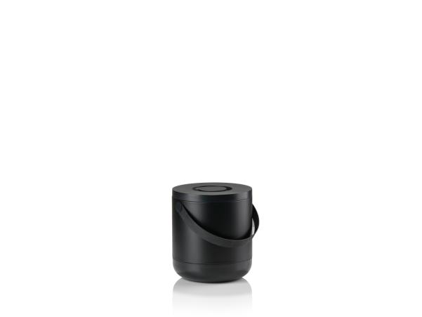 BITZ Zone Circular Waste Bin Dia 31 5 X 31 Cm 15 Liter Black