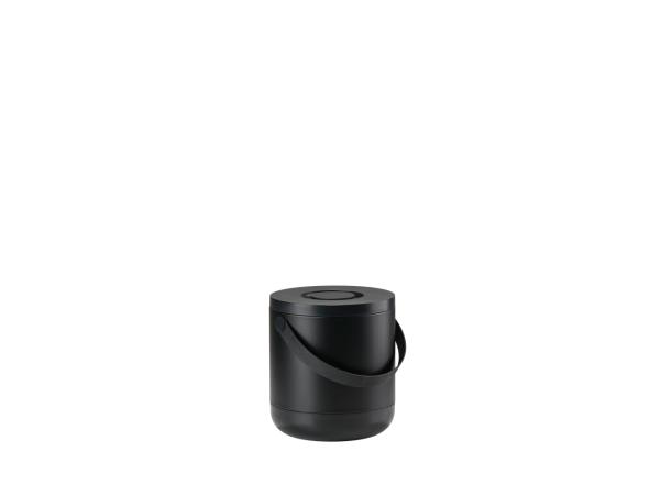BITZ Zone Circular Waste Bin Dia 31 5 X 31 Cm 15 Liter Black