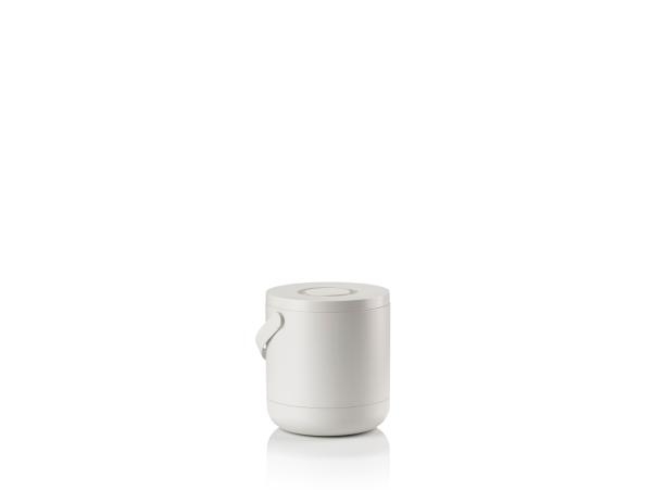 BITZ Zone Circular Waste Bin Dia 31 5 X 31 Cm 15 Liter Warm Grey