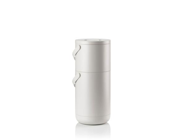BITZ Zone Circular Waste Bin Dia 31 5 X 65 5 Cm 22+12 Liter Warm Grey