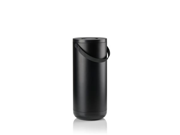 BITZ Zone Circular Waste Bin Dia 31 5 X 65 5 Cm 35 Liter Black