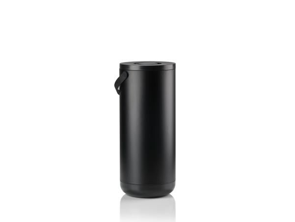 BITZ Zone Circular Waste Bin Dia 31 5 X 65 5 Cm 35 Liter Black