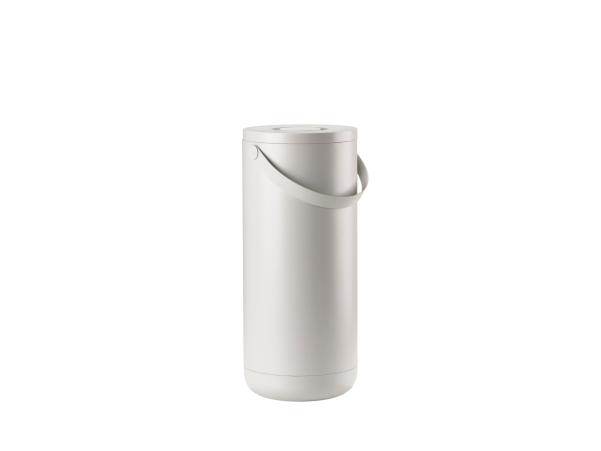 BITZ Zone Circular Waste Bin Dia 31 5 X 65 5 Cm 35 Liter Warm Grey