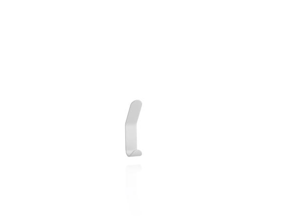 BITZ Zone Denmark A-Double Hook Double Hook 3.5 X 2.5 X 11 Cm Soft Grey