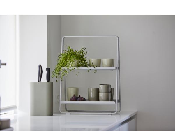 BITZ Zone Denmark A-Table Shelf Unit 43 X 23 X 58 Cm Soft Grey