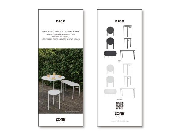 BITZ Zone Denmark Disc Product Sign Retail EN 8 5 x 22 cm