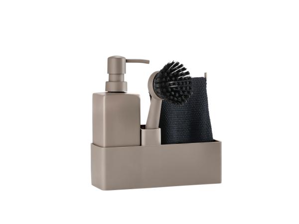 BITZ Zone Denmark Dishwashing set 19 x 6 x 20.5 cm 4 parts Taupe