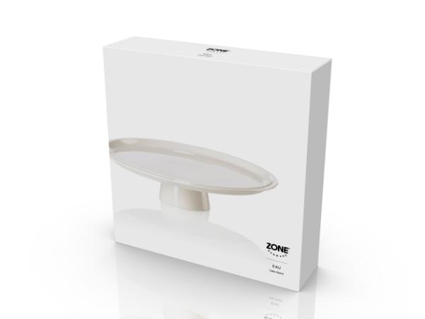 BITZ Zone Denmark Eau Cake Stand Dia 32 X 8 1 Cm Offwhite