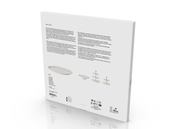 BITZ Zone Denmark Eau Serving Dish Dia 32 X 1 8 Cm Offwhite