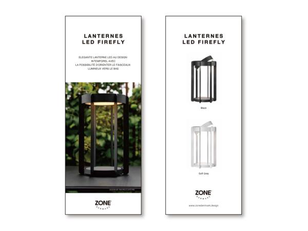 BITZ Zone Denmark Firefly LED Product Sign Retail FR 8 5 x 22 cm
