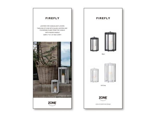 BITZ Zone Denmark Firefly Product Sign Retail EN 8 5 x 22 cm