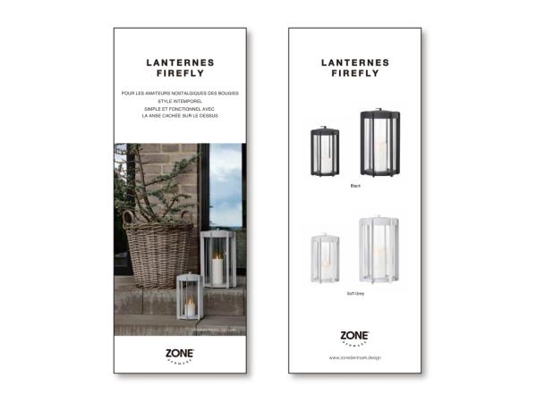 BITZ Zone Denmark Firefly Product Sign Retail FR 8 5 x 22 cm