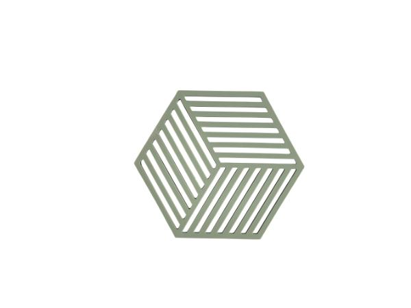 BITZ Zone Denmark Hexagon Trivet 16 x 14 x 0.9 cm Rosemary
