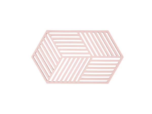 BITZ Zone Denmark Hexagon Trivet 24 x 14 x 0 9 cm Rose