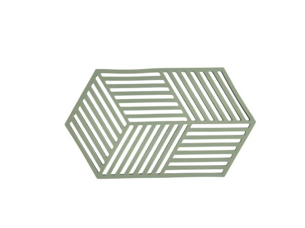 BITZ Zone Denmark Hexagon Trivet 24 x 14 x 0.9 cm Rosemary