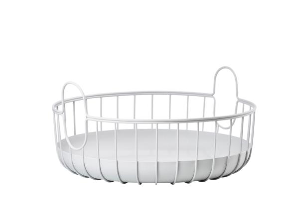 BITZ Zone Denmark Inu Basket Dia 38 x 18 cm Soft Grey