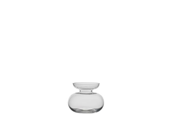 BITZ Zone Denmark Inu Vase Dia 11 x 9 cm Pure Clear