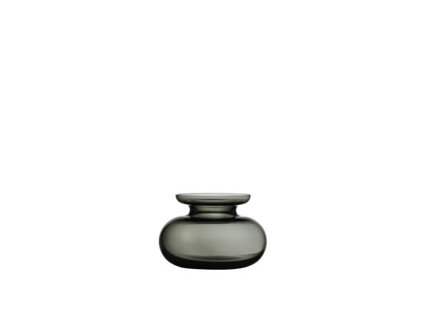BITZ Zone Denmark Inu Vase Dia 23 X 25 Cm Smoked Grey