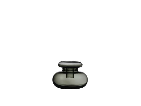 BITZ Zone Denmark Inu Vase Dia 23 X 25 Cm Smoked Grey