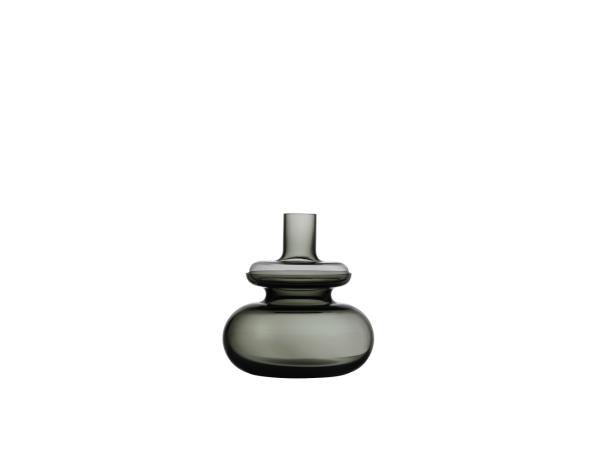 BITZ Zone Denmark Inu Vase Dia 23 X 25 Cm Smoked Grey