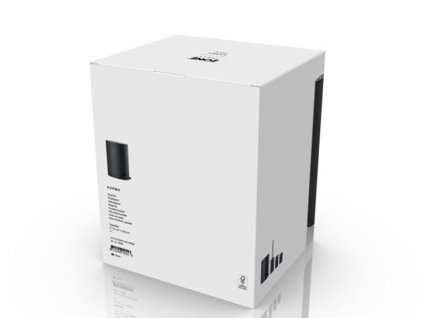 BITZ Zone Denmark Karma Pedal Bin 3 Liter Dia. 18.1 X 26.3 Cm Black