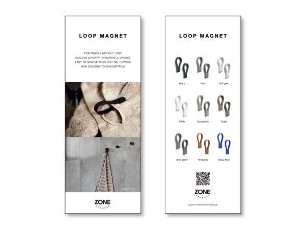 BITZ Zone Denmark Loop magnet Product Sign Retail EN 8 5 x 22 cm