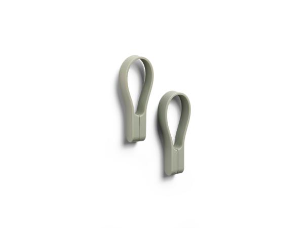 BITZ Zone Denmark Loop magnet Towel strap 9 cm 2 pcs Eucalyptus