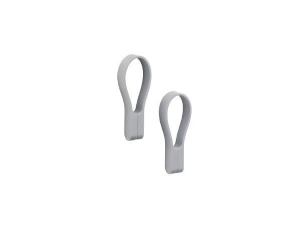 BITZ Zone Denmark Loop magnet Towel strap 9 cm 2 pcs Gull Grey
