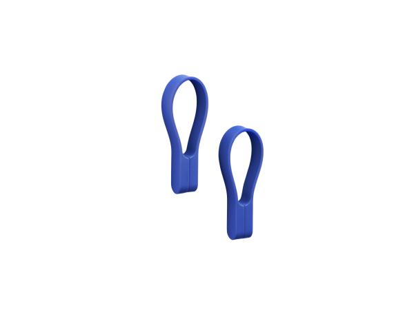 BITZ Zone Denmark Loop magnet Towel strap 9 cm 2 pcs Indigo Blue