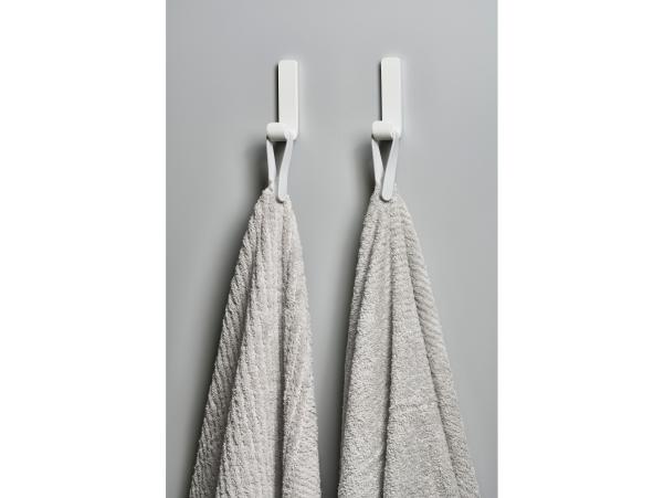 BITZ Zone Denmark Loop Magnet Towel Strap 9 Cm 2 Pcs Soft Grey