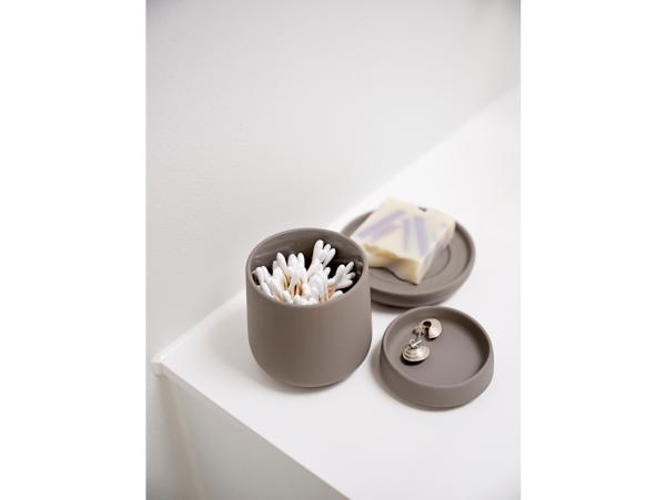 BITZ Zone Denmark Nova One Jar With Lid Dia 8 4 X 10 Cm 290 Ml Grey