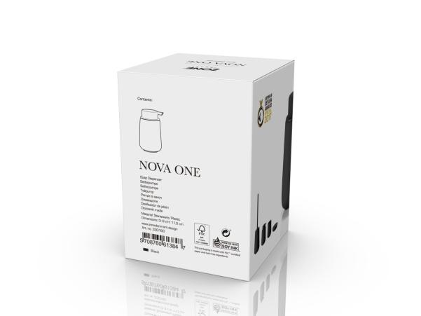 BITZ Zone Denmark Nova One Soap Dispenser Dia. 8 X 11 5 Cm 0.25 Liter Black