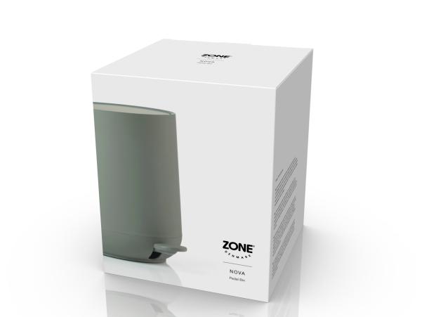 BITZ Zone Denmark Nova Pedal Bin Dia 20.5 X 23.5 Cm 3 Liter Olive Green